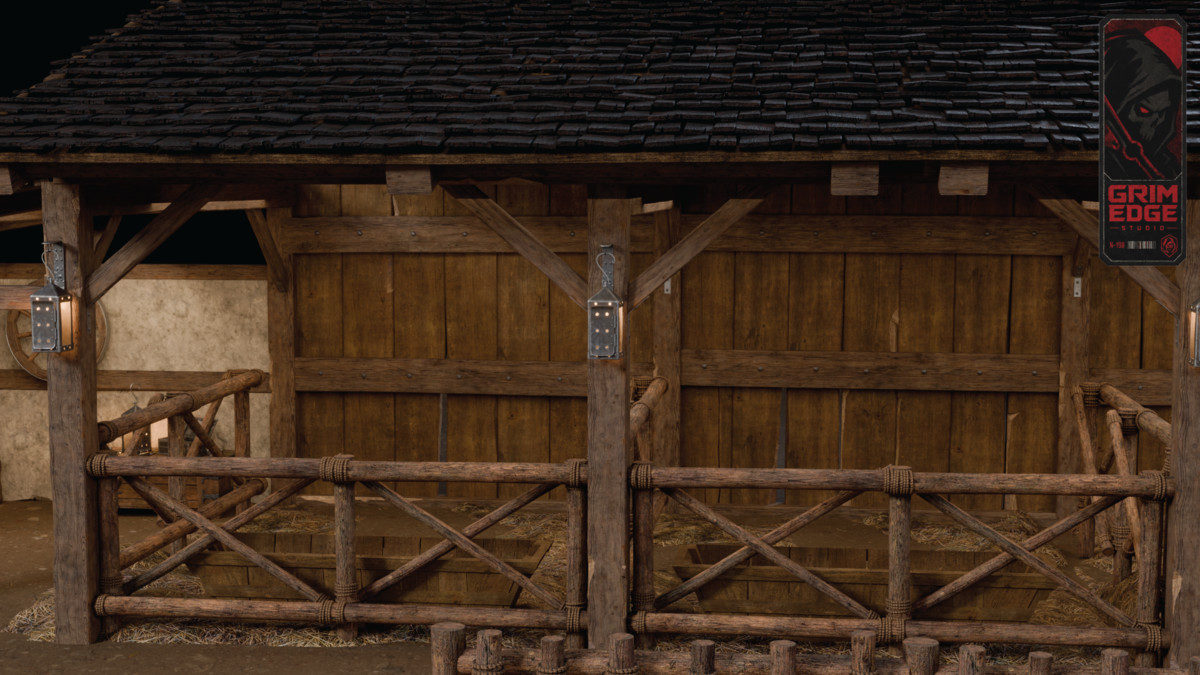 Medieval Village Stable