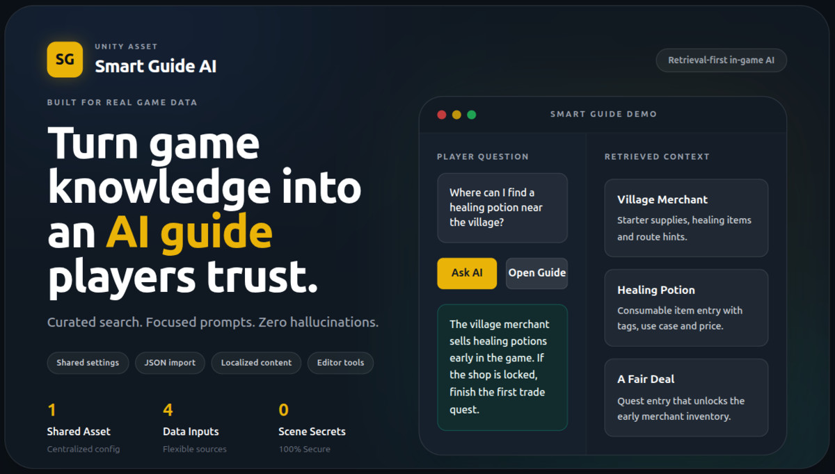 Smart Guide AI for Unity
