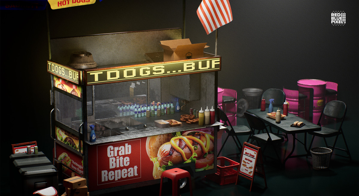 Modern Food Cart