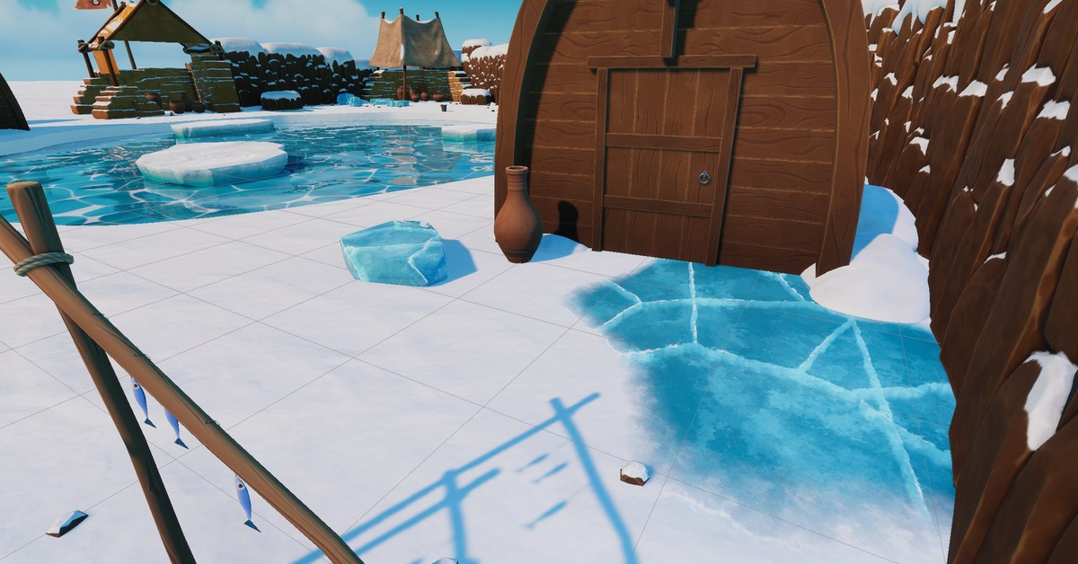 Stylized Ice Village Environment - Modular Snow Camp Pack