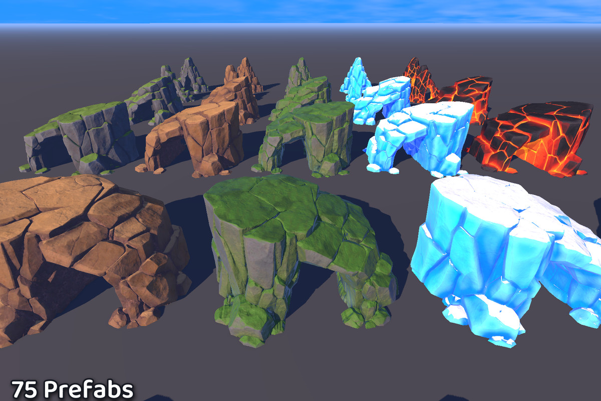 Stylized Nature - Cave Entrances Pack