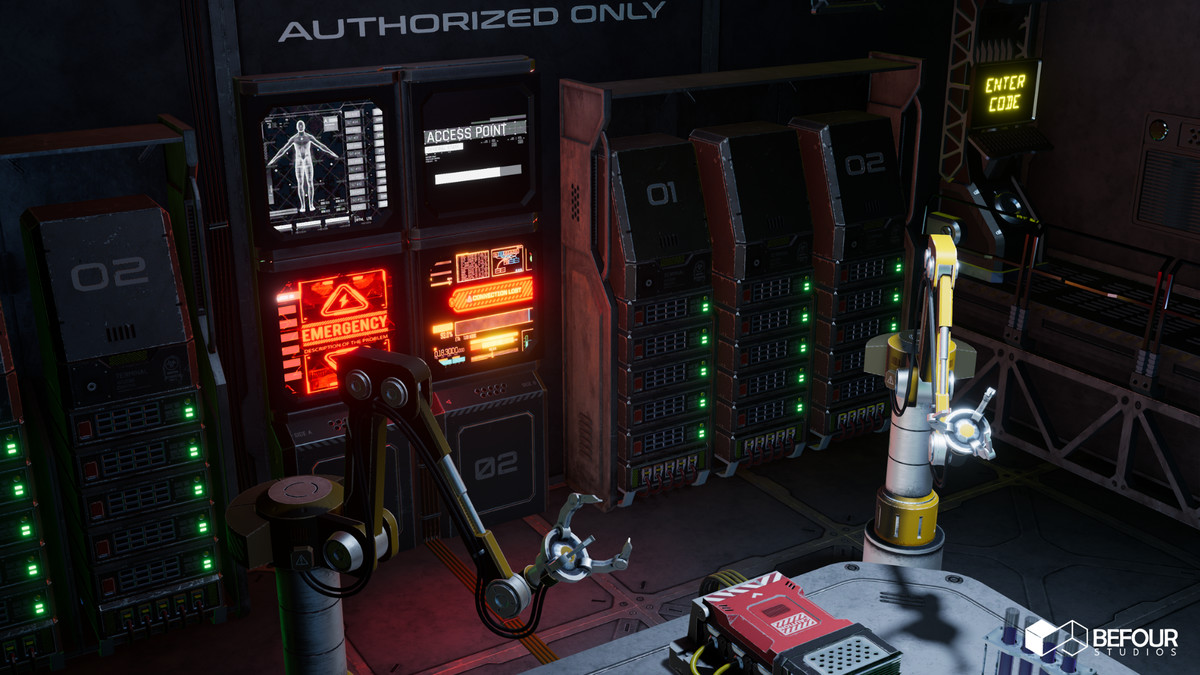 Sci-Fi Polar Station Environment (Modular, Space, Station)
