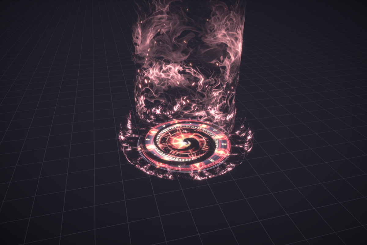 Elemental Fire Spell VFX