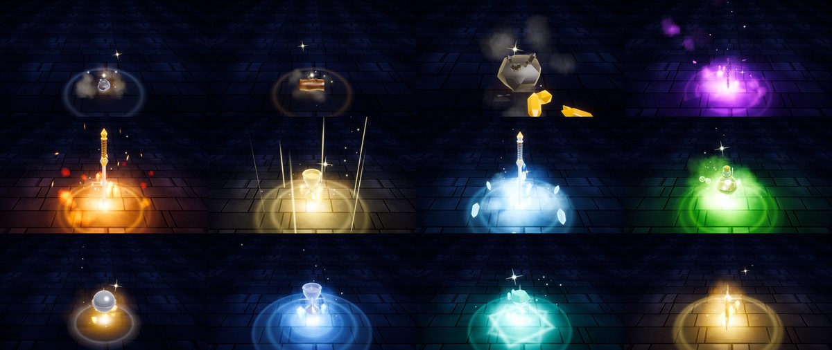 RPG Loot Feedback FX — 260+ Loot, Chest & Reward Effects