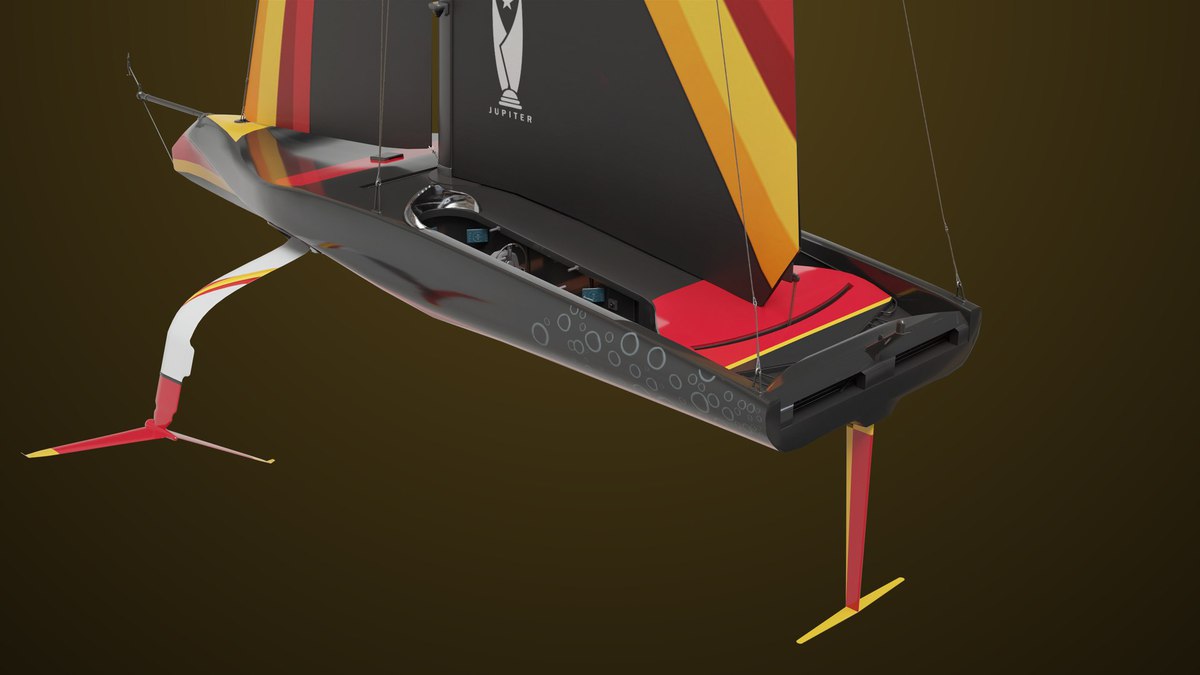 Yacht Hydrofoil Sailing Boats HDRP URP Textures