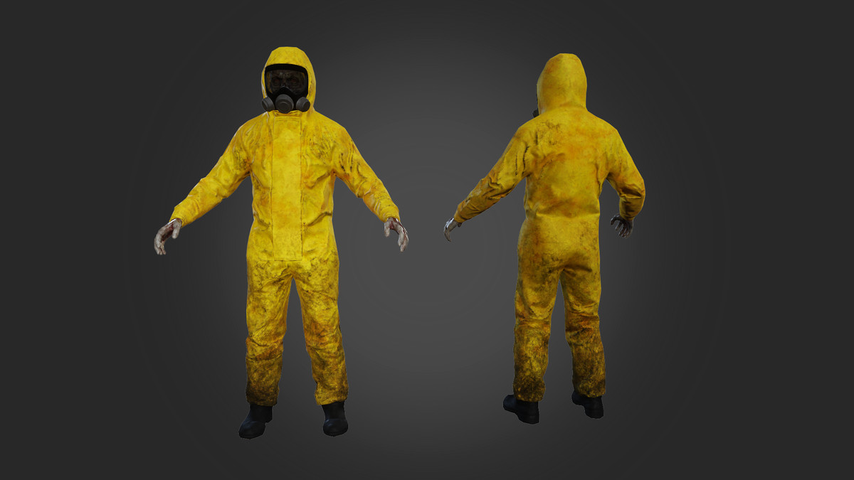 Zombie hazmat suit