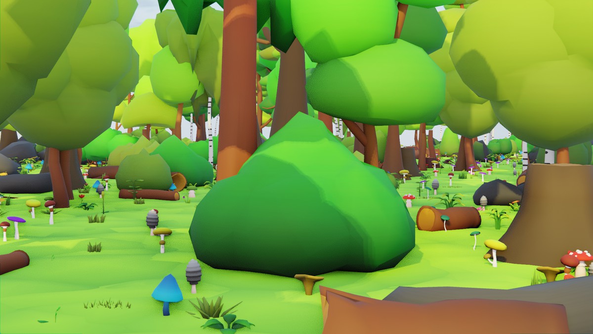 Low Poly Seasonal Forest Biome by IGS