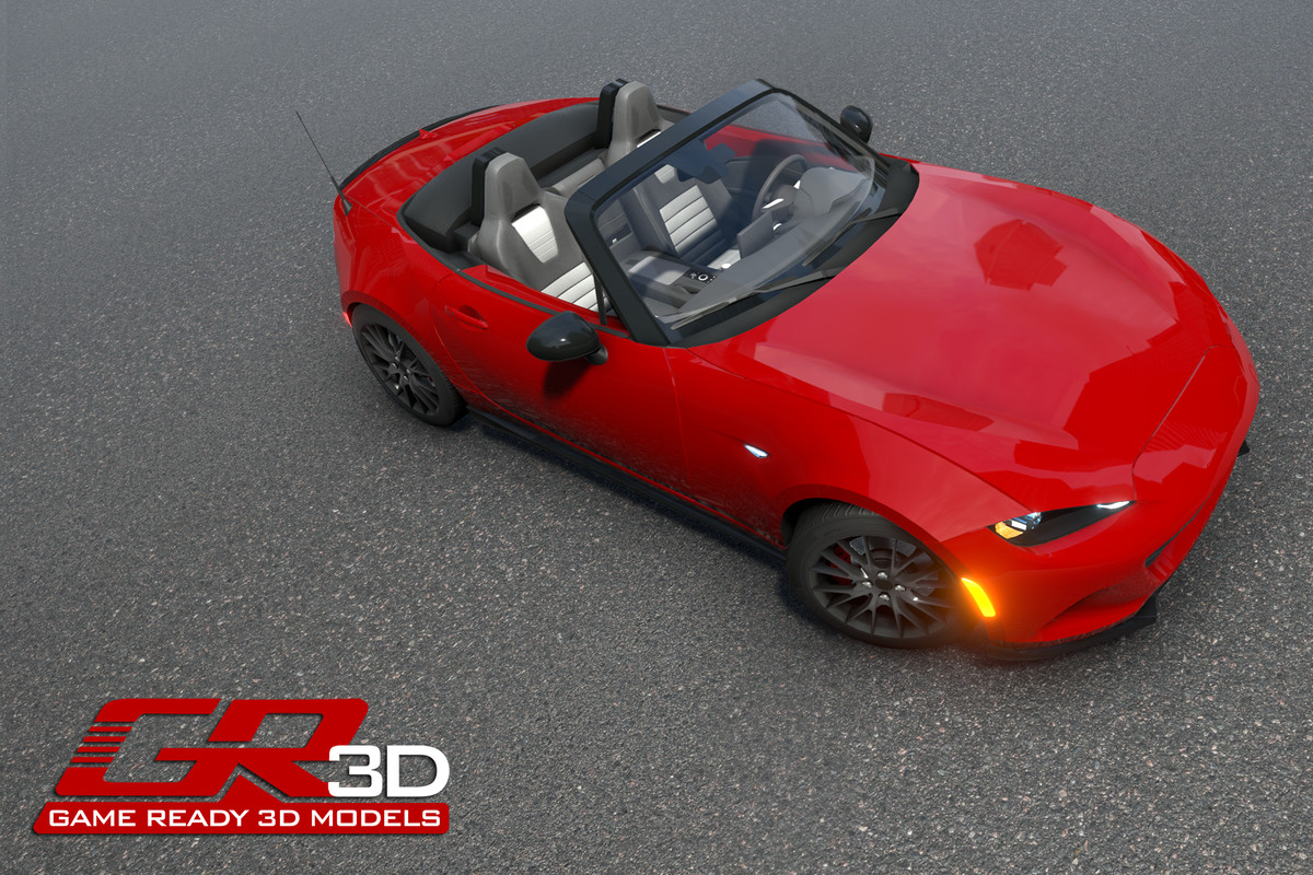 GR3D Convertible Sports Car 011518SSCR