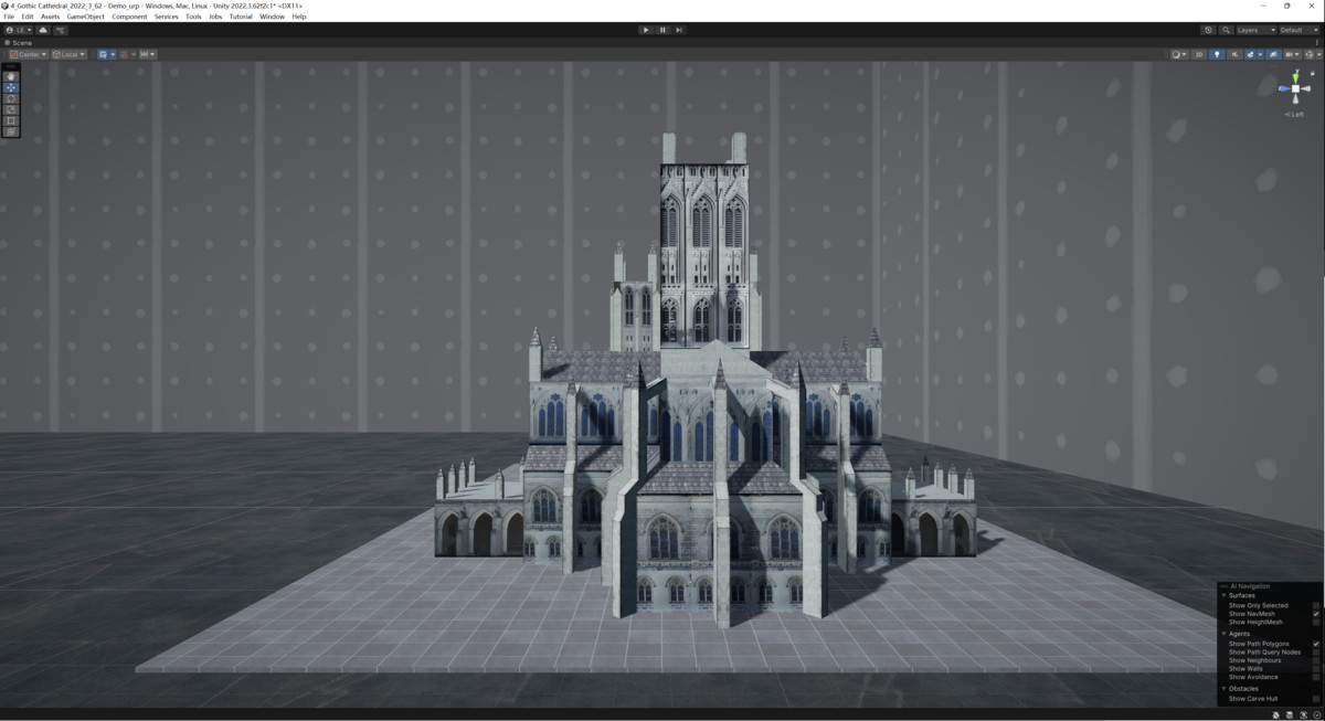 3D Model - Gothic Cathedral