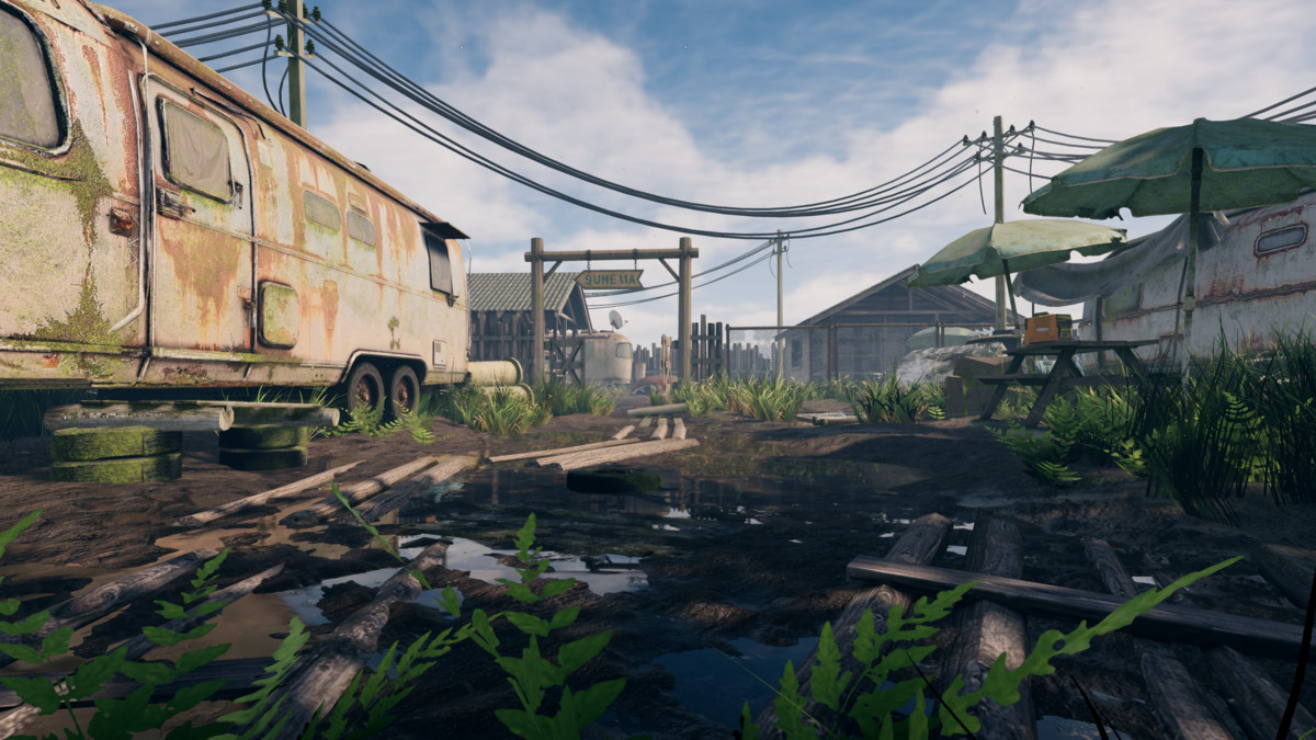 Post-Apocalyptic Trailer Park Environment