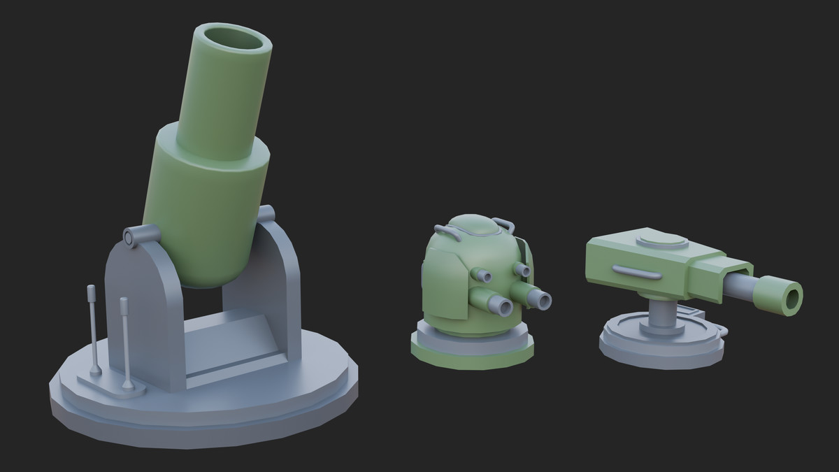 Military - Stylized Low Poly Asset Pack by Ake