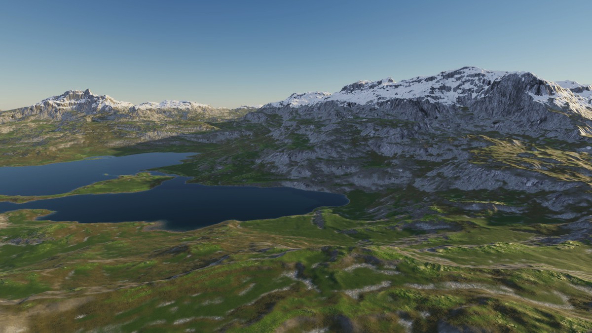 Procedural Ridged Mountains 8K - 34 Terrains