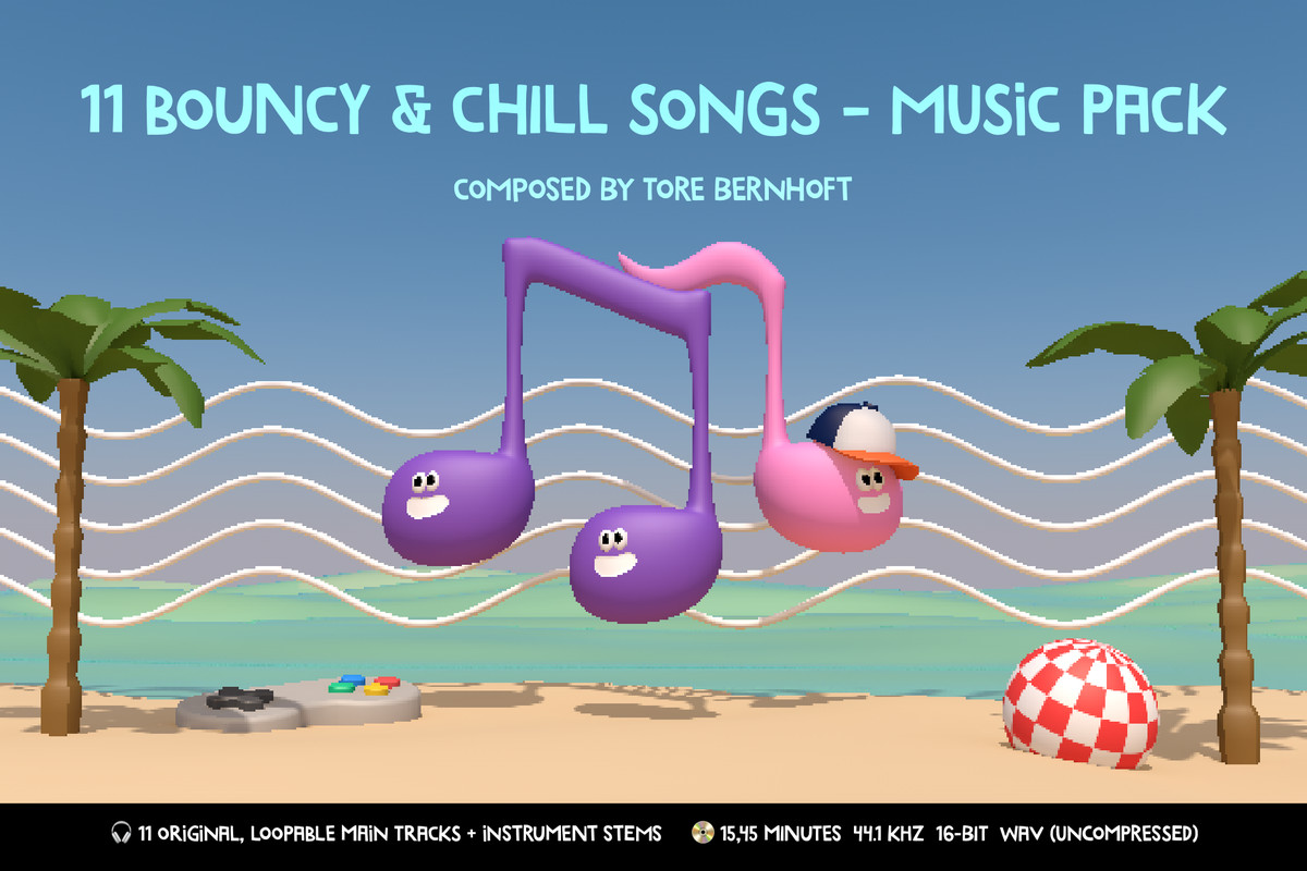 11 Bouncy & Chill Songs – Music Pack