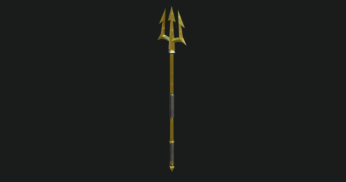 Trident Medieval Gold URP and HDRP Textures