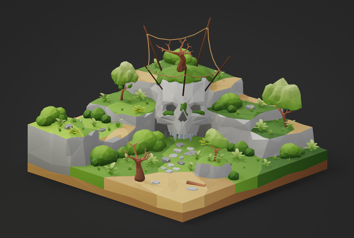 Low Poly Fantasy Locations