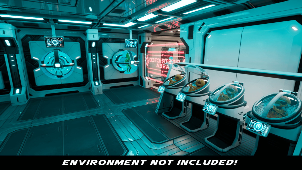 Sci-Fi Cryo Pods (Capsules)
