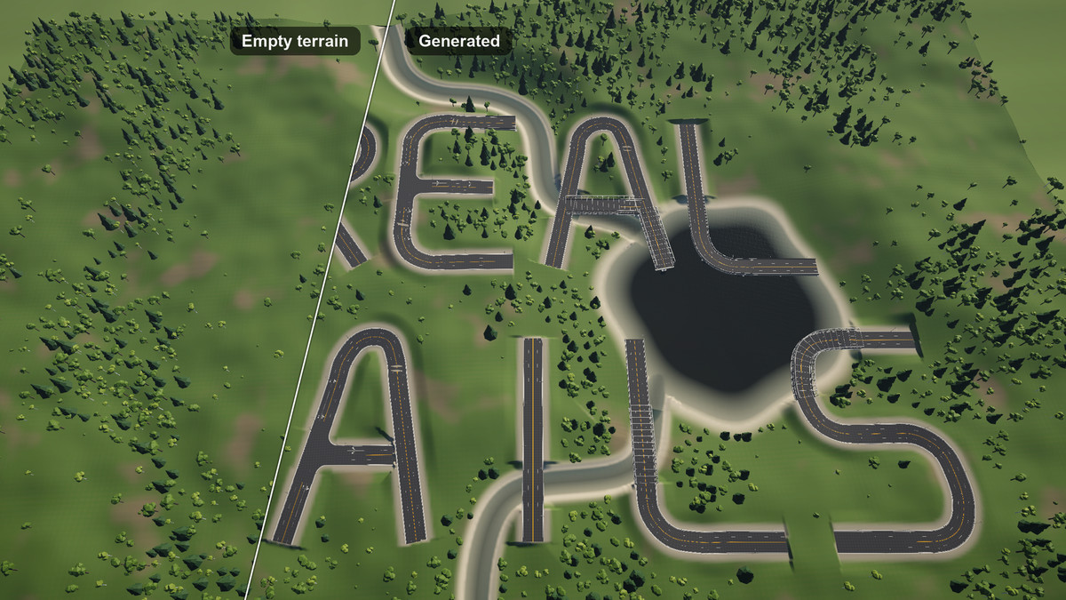Real Roads & Tracks - Procedural Road, Railway & Roller Coaster Generator