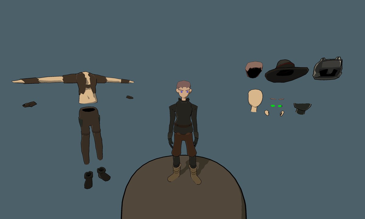 Modular Characters Pack - Stylized Low poly