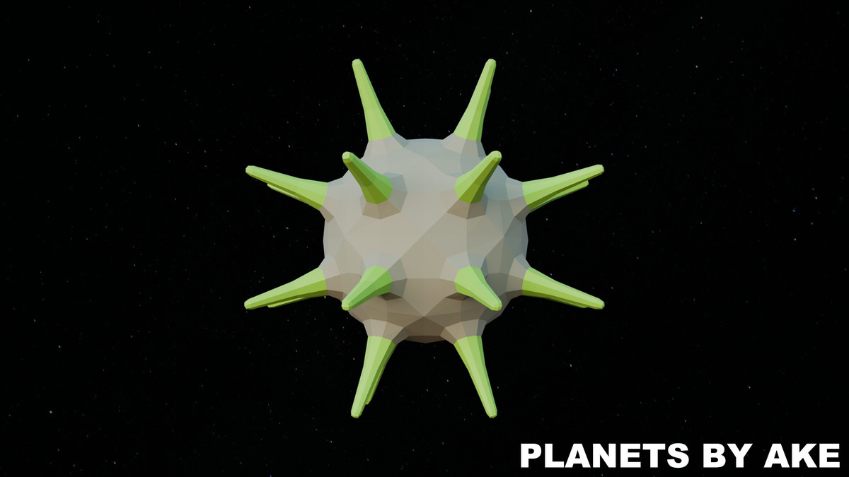 Low Poly Planets by Ake