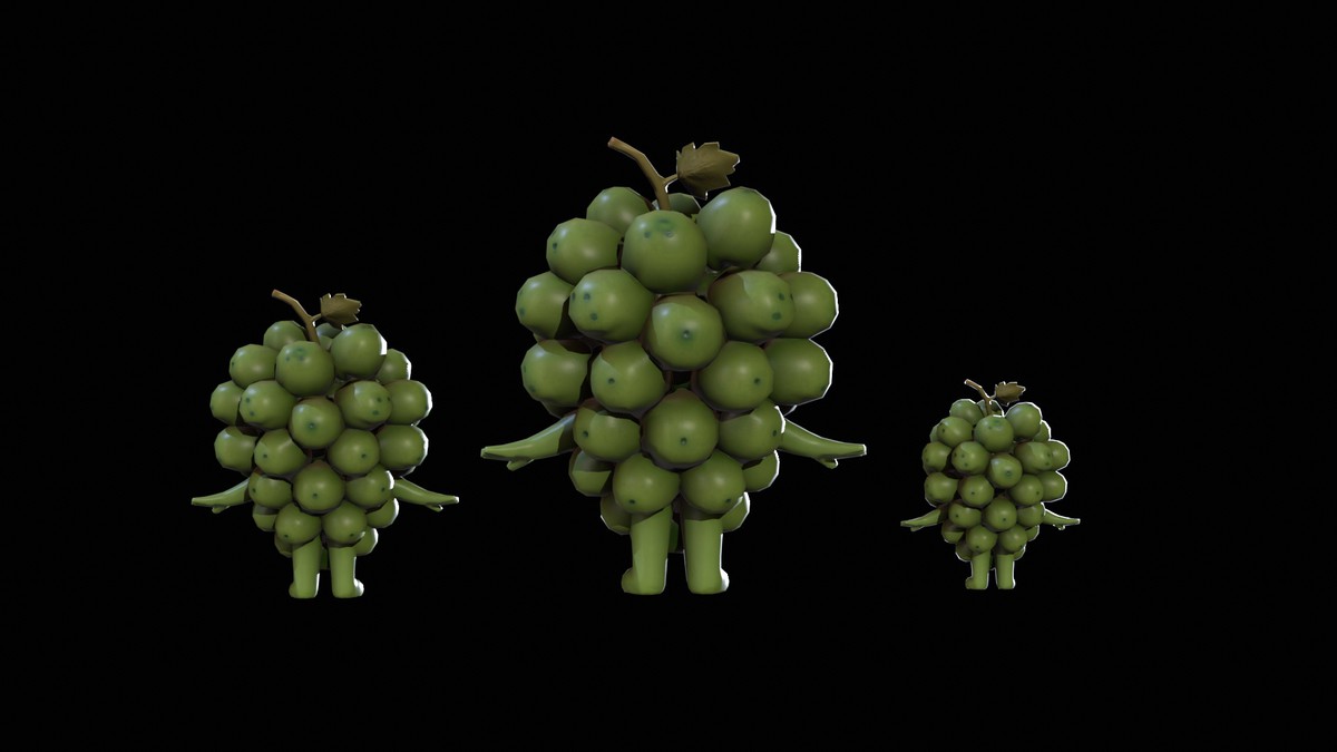 Chibi Fruit Grape Two