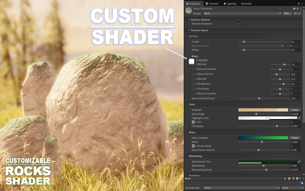 Customizable Rocks Pack