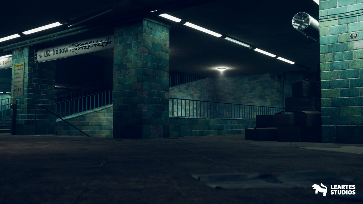 Abandoned Subway Station in Berlin