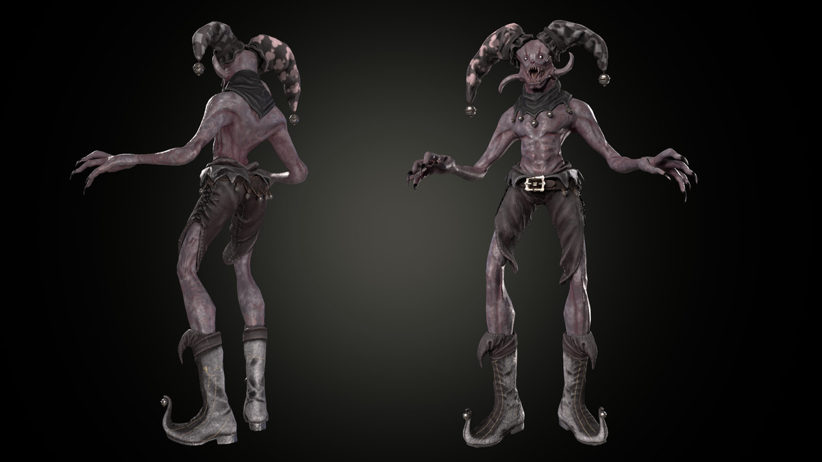 Jester Creepy Monster