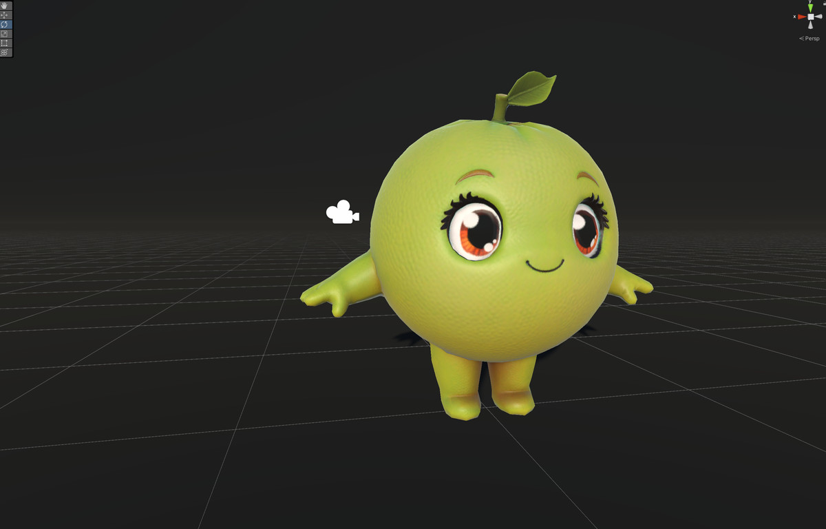 Chibi Fruit Orange Two