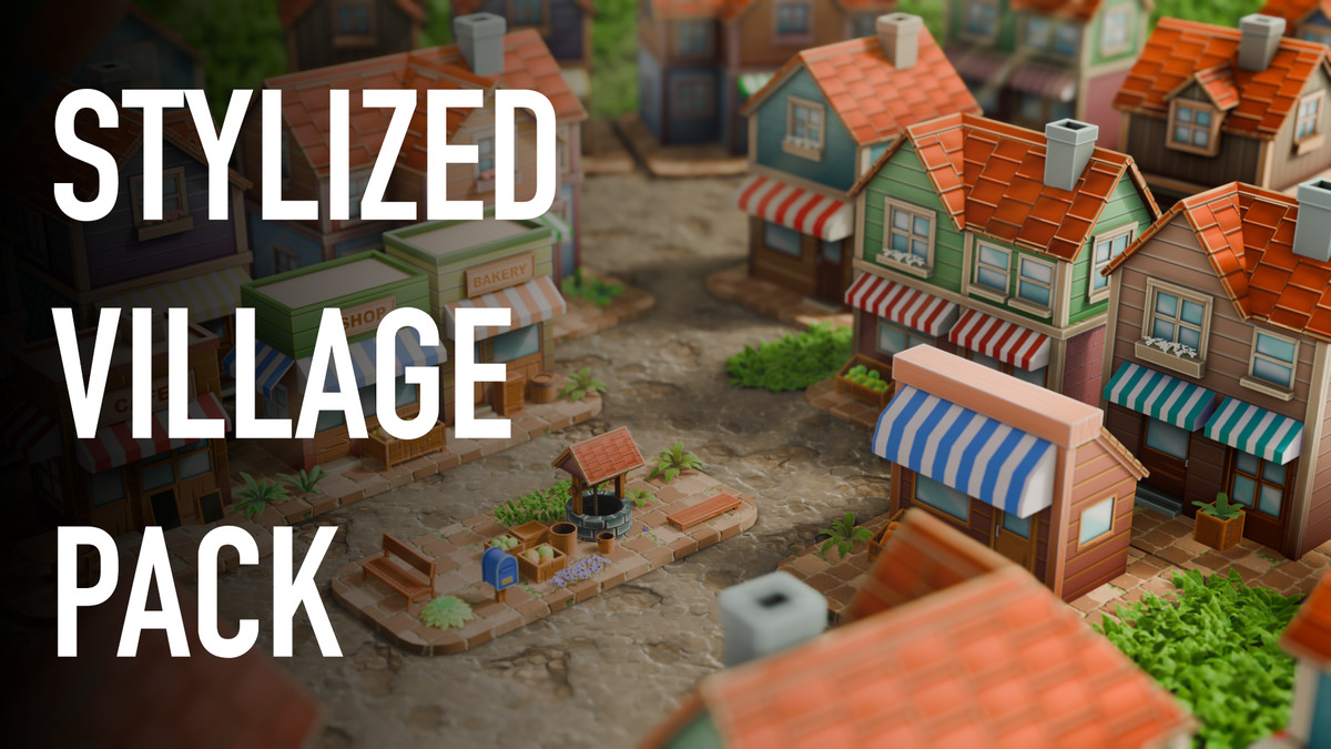HexForge Stylized Village Pack