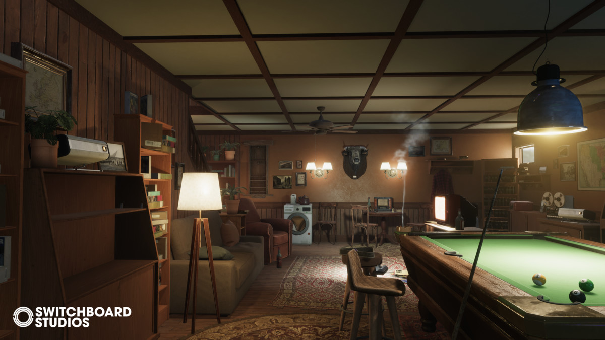 Board Game Room Interior