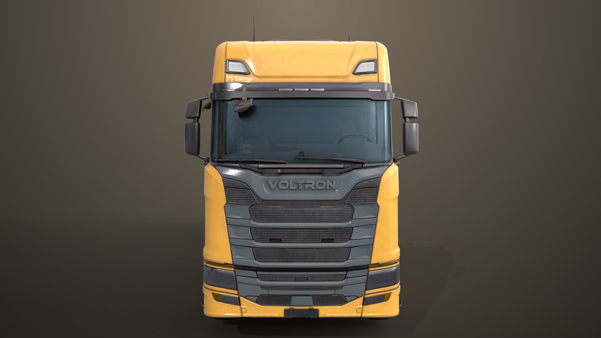 Chassis 06 Cement Trailer 01 Yellow