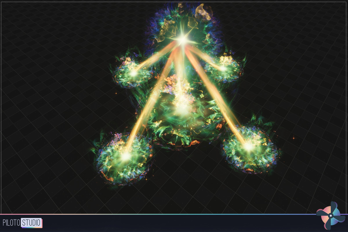Realistic Fire Spirits Magic VFX
