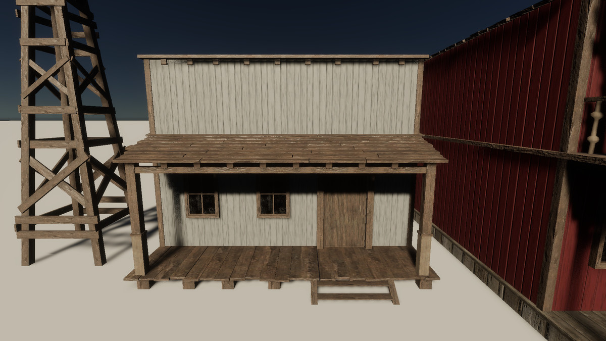 Wild West Town - Realistic Buildings Pack