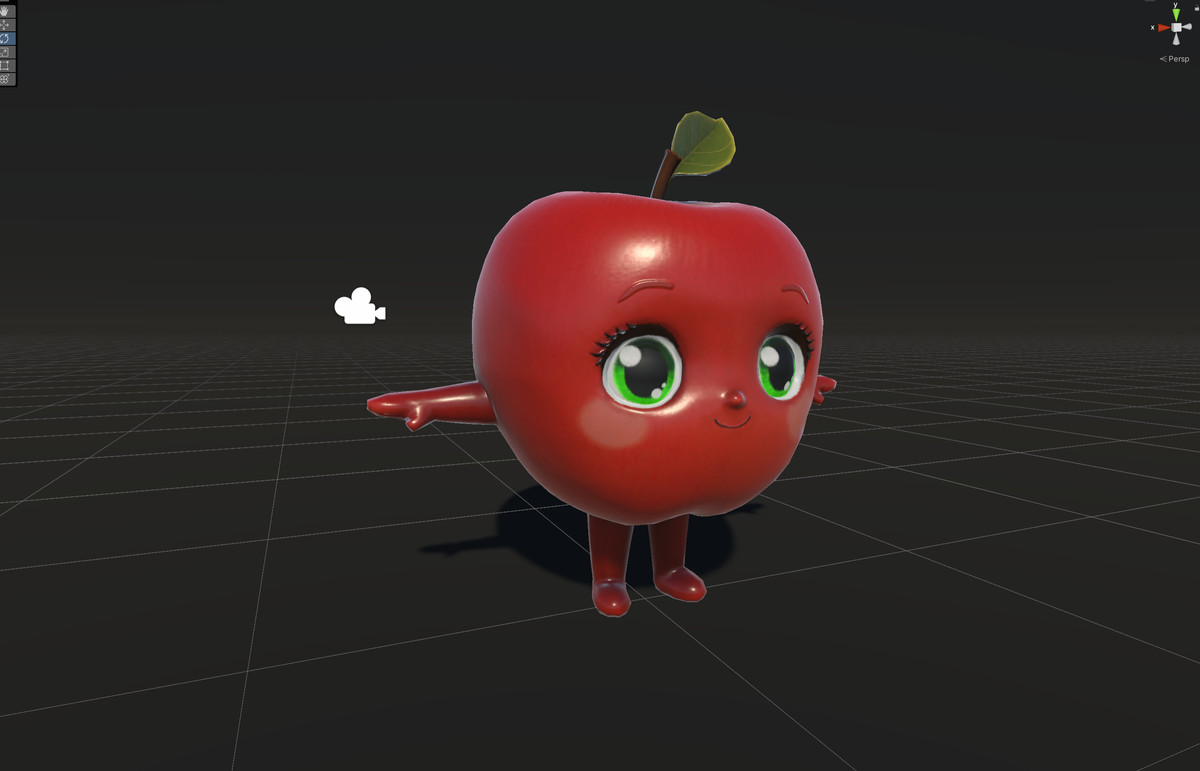 Chibi Fruit Apple two
