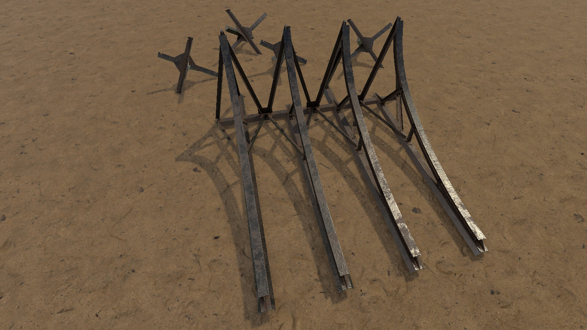 WWII Czech Hedgehogs