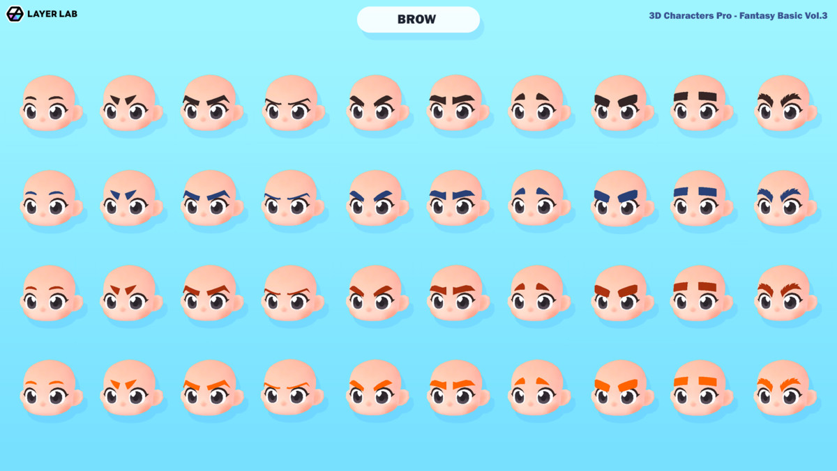 3D Characters Pro - Fantasy Basic Vol.3