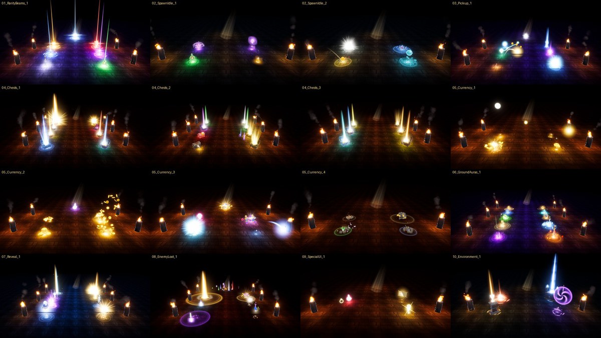 RPG Loot Feedback FX — 260+ Loot, Chest & Reward Effects