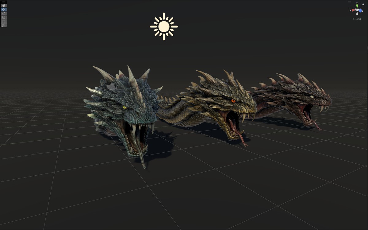 Basilisk Snake Character