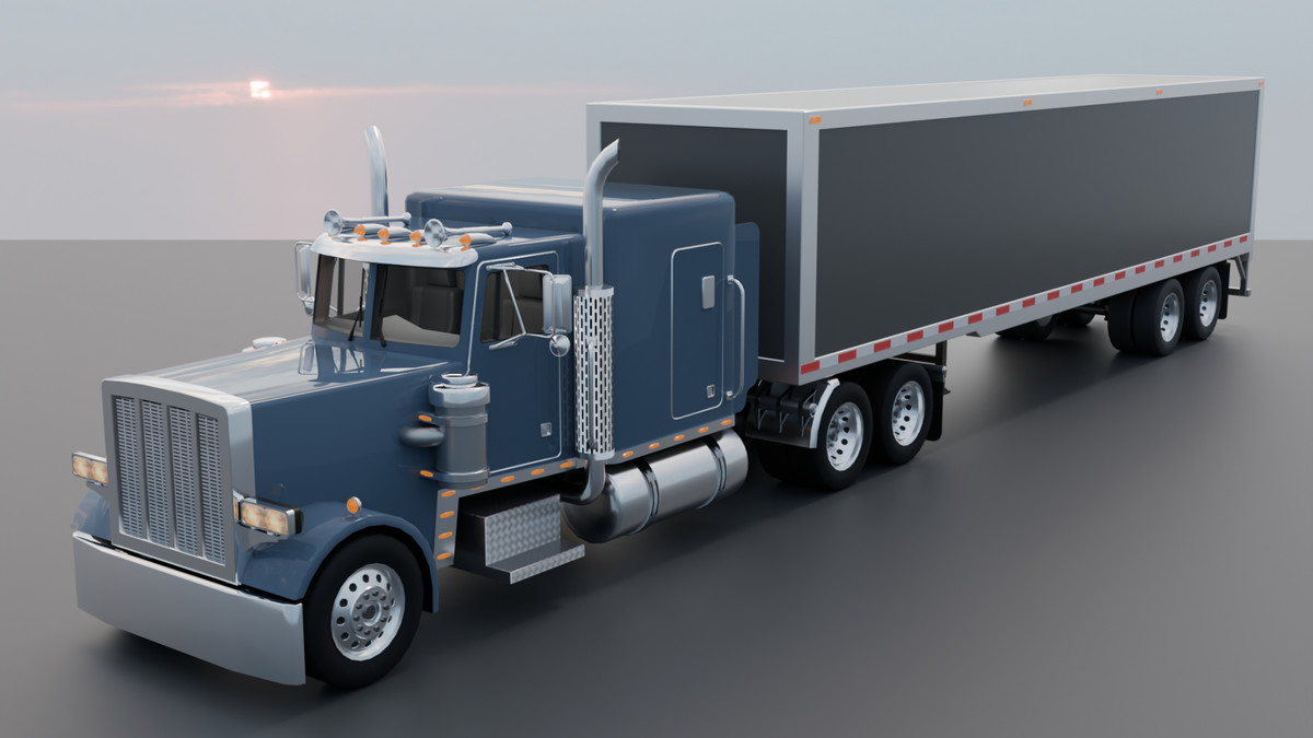 Realistic American Semi Truck Mega Pack (Box, Container & Tanker Trailers)