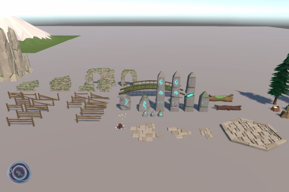 Magical Forest Low poly