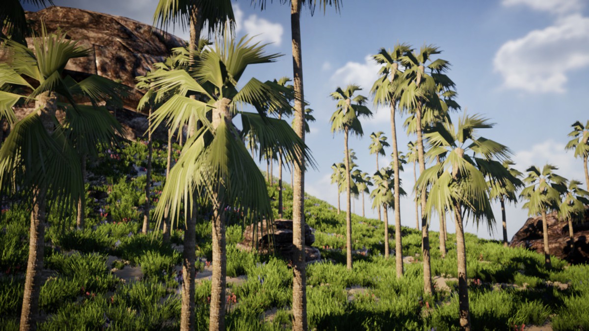 Mobile Palm Tree Bundle (for URP)