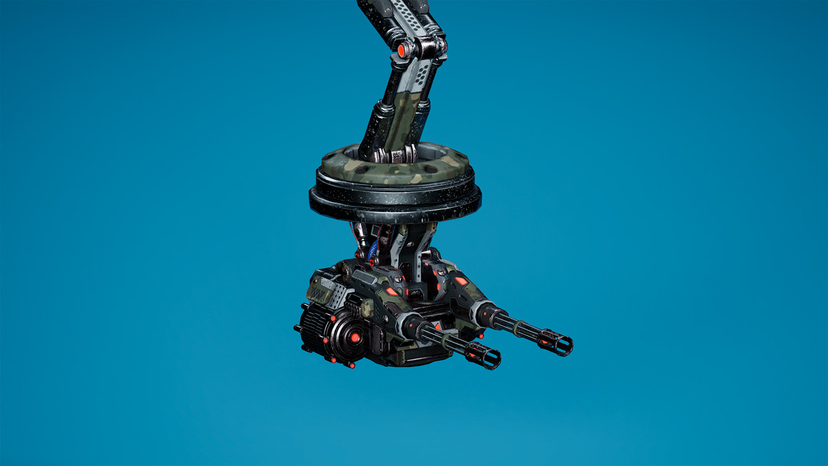 Sci-Fi Turrets pack 1