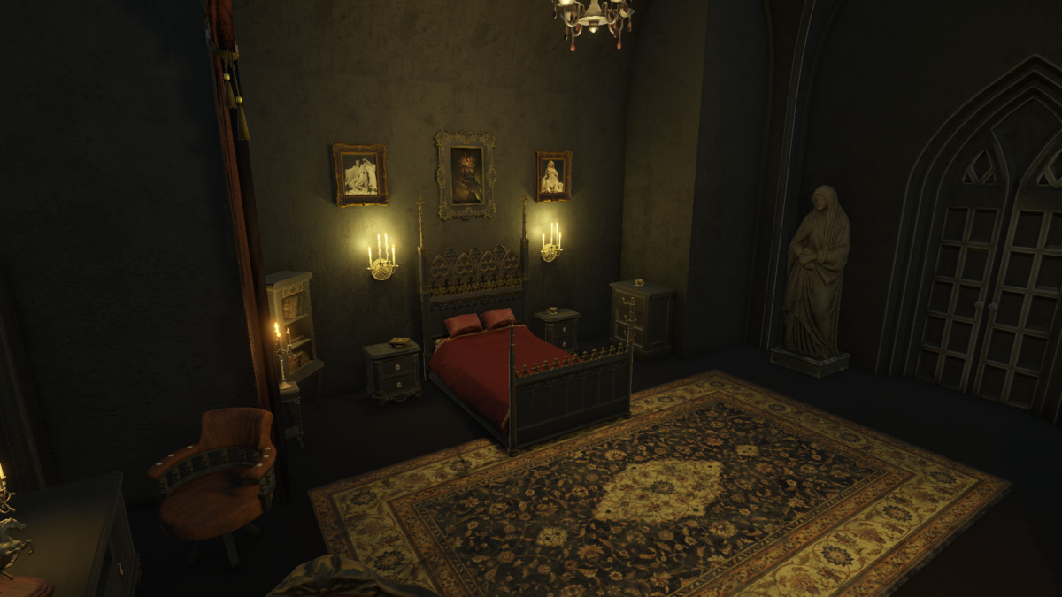 Gothic bedroom (MODULAR)