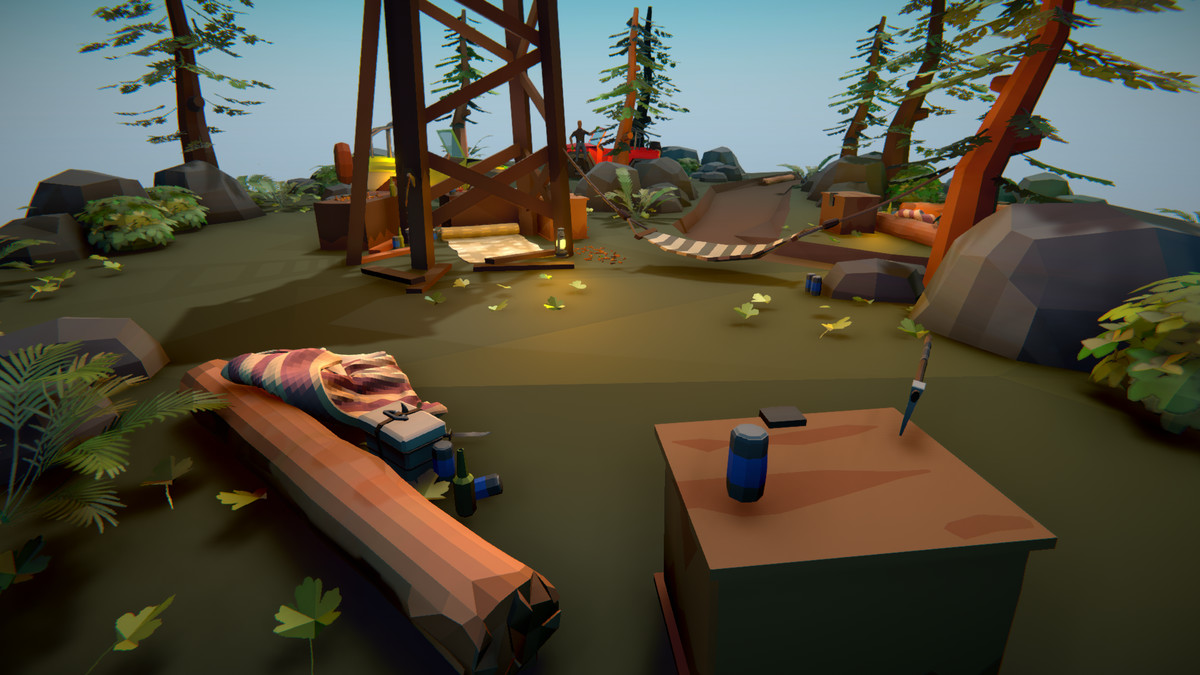 Polygonal Hunters Hideout Spot Asset Package