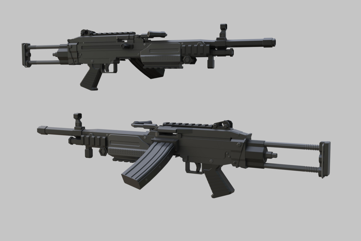 Low Poly Weapon Bundle Pack 1