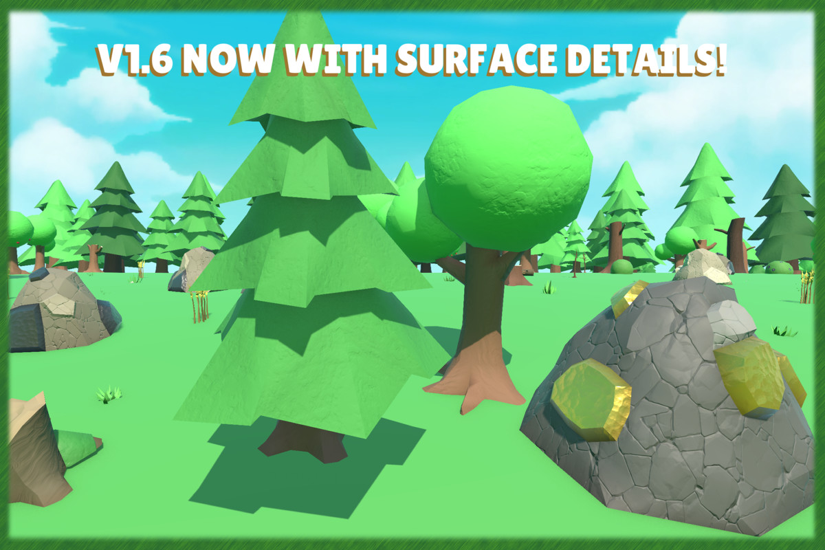 Stylized Harvestable Nature: Forest Assets