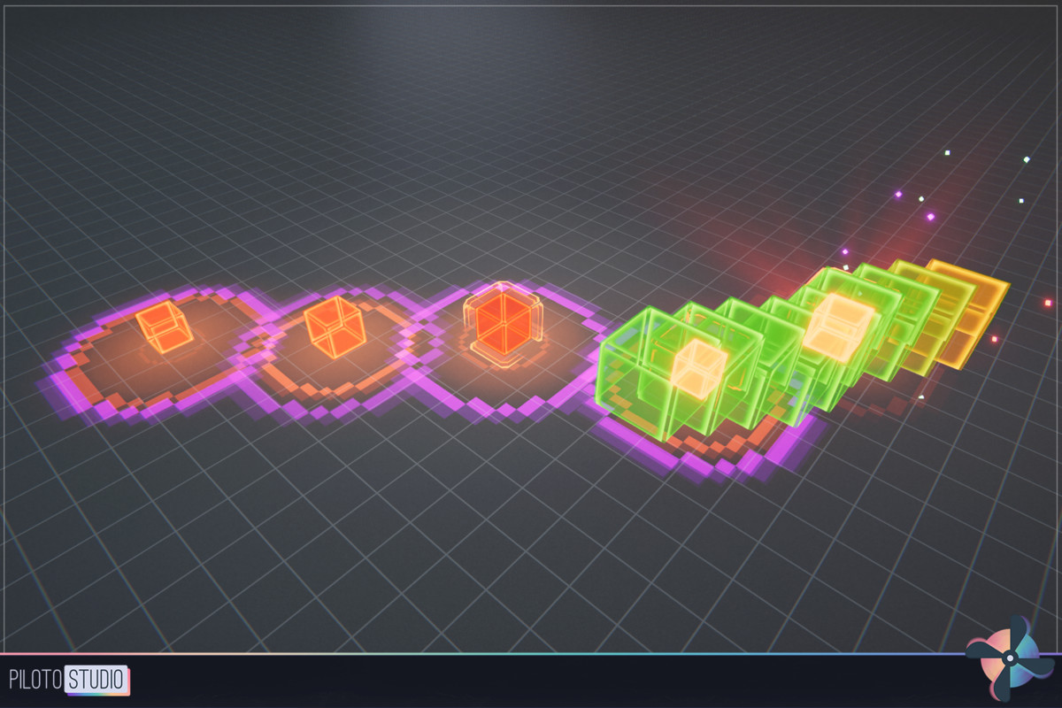 Arcade/Pixel Retro Stylized VFX Starter Kit