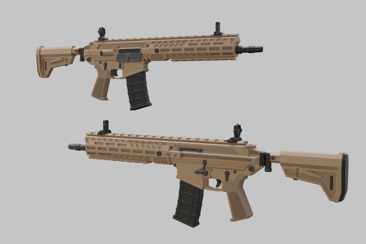 Low Poly Weapon Bundle Pack 2