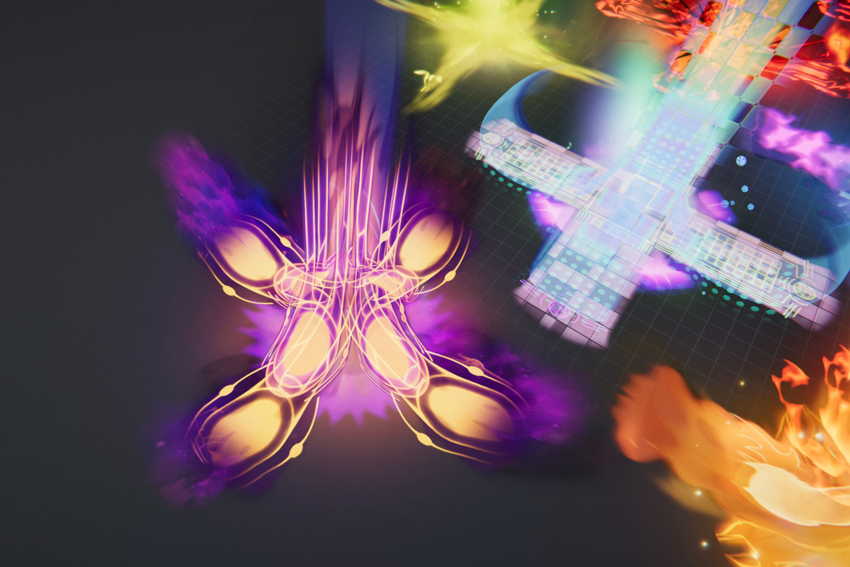 X Shaped Explosion Magic