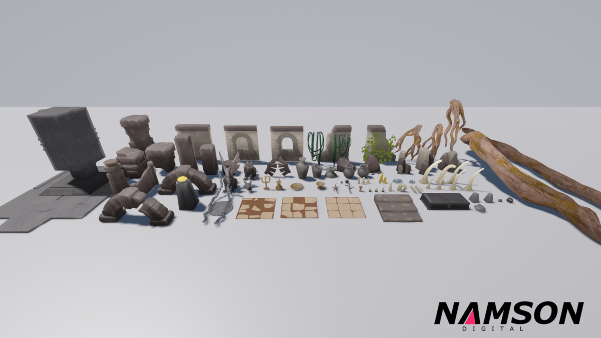 Overgrown Ancient Ruins Kit